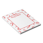 Bloc-note Motif Sucre de canne aquarelle (Incliné)