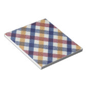 Bloc-note Motif Tartan multicolore (Incliné)