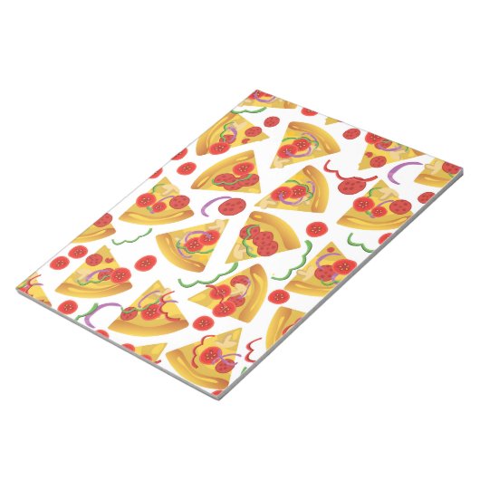 Bloc-note Motif tranche de pizza (Incliné)