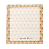 Bloc-note Motif triangles (Devant)