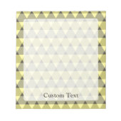 Bloc-note Motif triangles (Devant)