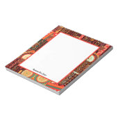 Bloc-note Motif tribal Afrocentrique Kente (Tourné)