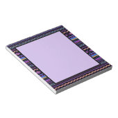 Bloc-note Motif tribal violet (Incliné)