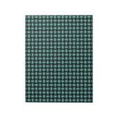 Bloc-note Motif turquoise Black Weaver (Tourné)