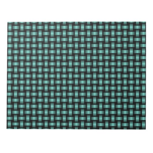 Bloc-note Motif turquoise Black Weaver (Devant)