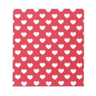 Bloc-note Motif Valentine Arrière - plan Avec Coeur Amour