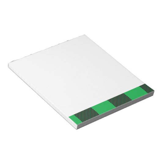 Bloc-note Motif vert (Incliné)