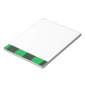 Bloc-note Motif vert (Tourné)