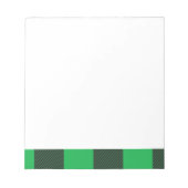Bloc-note Motif vert (Devant)