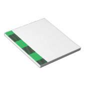 Bloc-note Motif vert (Incliné)