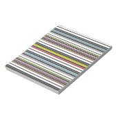 Bloc-note Motifs multibandes (Tourné)