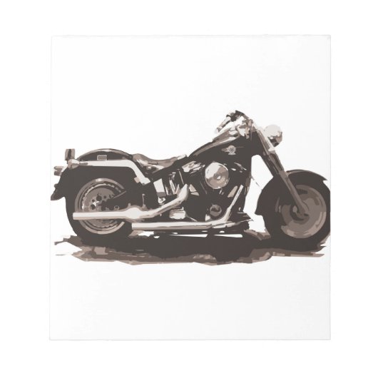 Bloc-note Moto Classic Fat Boy (Devant)