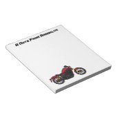 Bloc-note moto de style croiseur cool (Incliné)