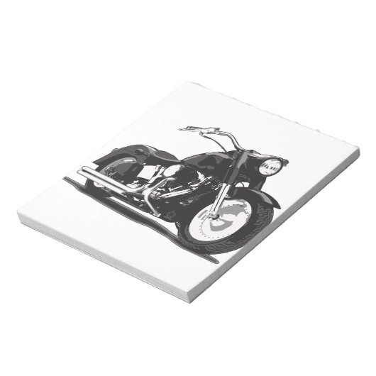 Bloc-note Moto noir (Tourné)