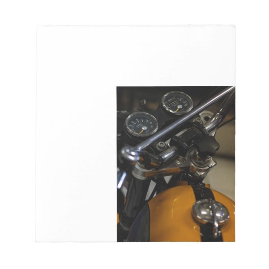 Bloc-note Motocyclette Motard (Devant)