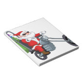 Bloc-note motocycliste santa claus (Incliné)