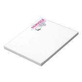 Bloc-note Mots fitness (Tourné)