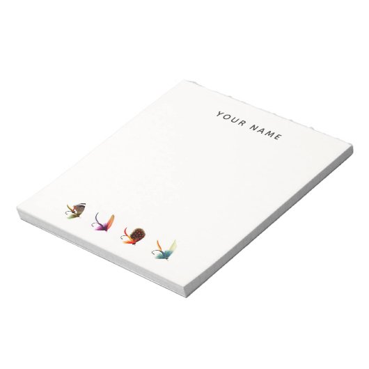 Bloc-note Mouches de pêche (Tourné)