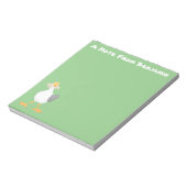 Bloc-note Mouette drôle avec frites dessin animé (Tourné)