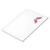 Bloc-note Moustache rose Tie Dye Aquarelle Moustaches Design (Incliné)