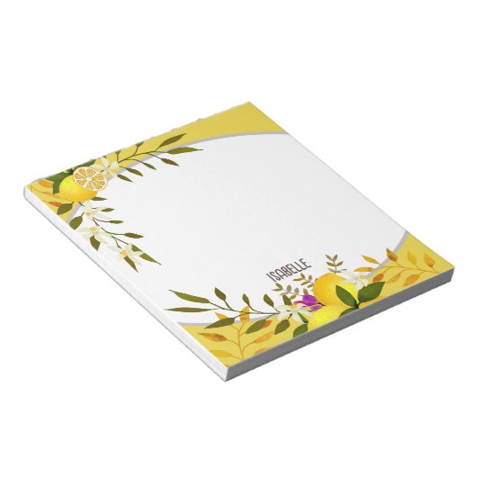 Bloc-note Moutarde de citron (Incliné)