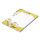 Bloc-note Moutarde de citron (Tourné)