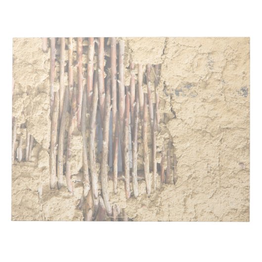 Bloc-note Mud and wattle wall (Devant)