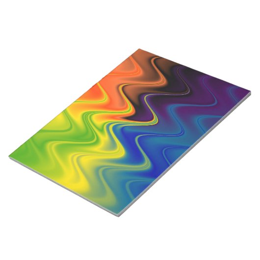 Bloc-note Multicolor Abstrait (Incliné)