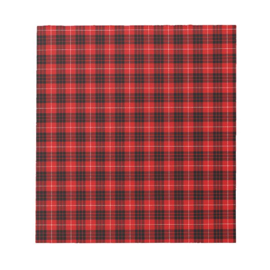 Bloc-note Munro Tartan (Devant)
