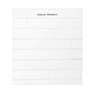 Bloc-note Mur de briques minimaliste professionnel