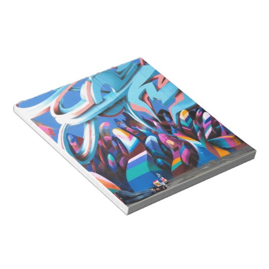 Bloc-note Mur de graffiti cool (Incliné)