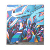 Bloc-note Mur de graffiti cool (Devant)