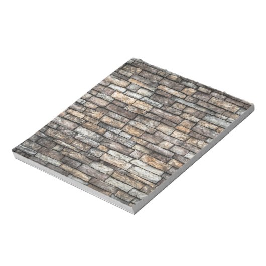 Bloc-note Mur en pierre gris (Tourné)