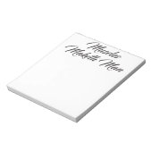 Bloc-note Muscles Maketh Man - Exercice Inspirational (Tourné)
