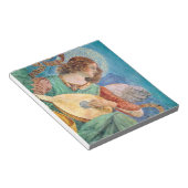 Bloc-note Musical angel playing guitar (Incliné)