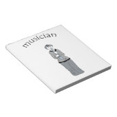 Bloc-note musicien (Incliné)