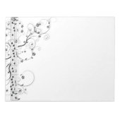 Bloc-note Musique florale (Devant)