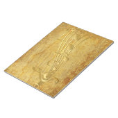 Bloc-note Musique Notes Papier Vintage (Incliné)