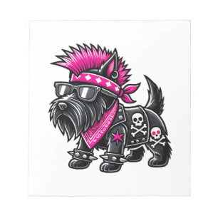 Bloc-note Musique punk Terrier écossais