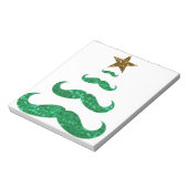 Bloc-note mustache christmas tree (Tourné)