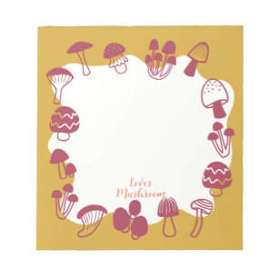 Bloc-note Mustard aux champignons