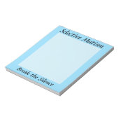 Bloc-note Mutisme Sélectif Briser le Silence (Tourné)