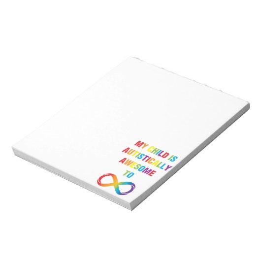 Bloc-note My Child Autistically (Tourné)