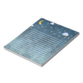 Bloc-note Mystic Galaxy Moon And Stars Night Time Notebook (Tourné)