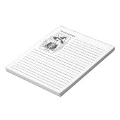 Bloc-note Mystique Gothique Tarot De Sorcière Noir Et Blanc (Tourné)