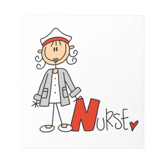 Bloc-note N est pour infirmière (Devant)