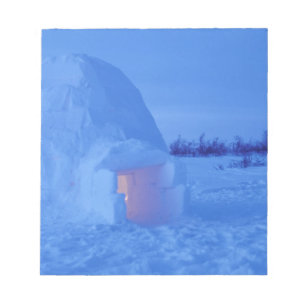 Bloc-note NA, Canada, Manitoba, Churchill. Igloo arctique
