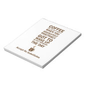 Bloc-note N'accepter aucun substitut (Tourné)