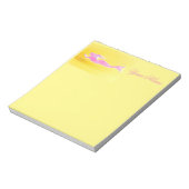 Bloc-note nage sous-marine rose merisier (Tourné)