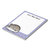 Bloc-note Nain de dessin animé Hamster (Tourné)